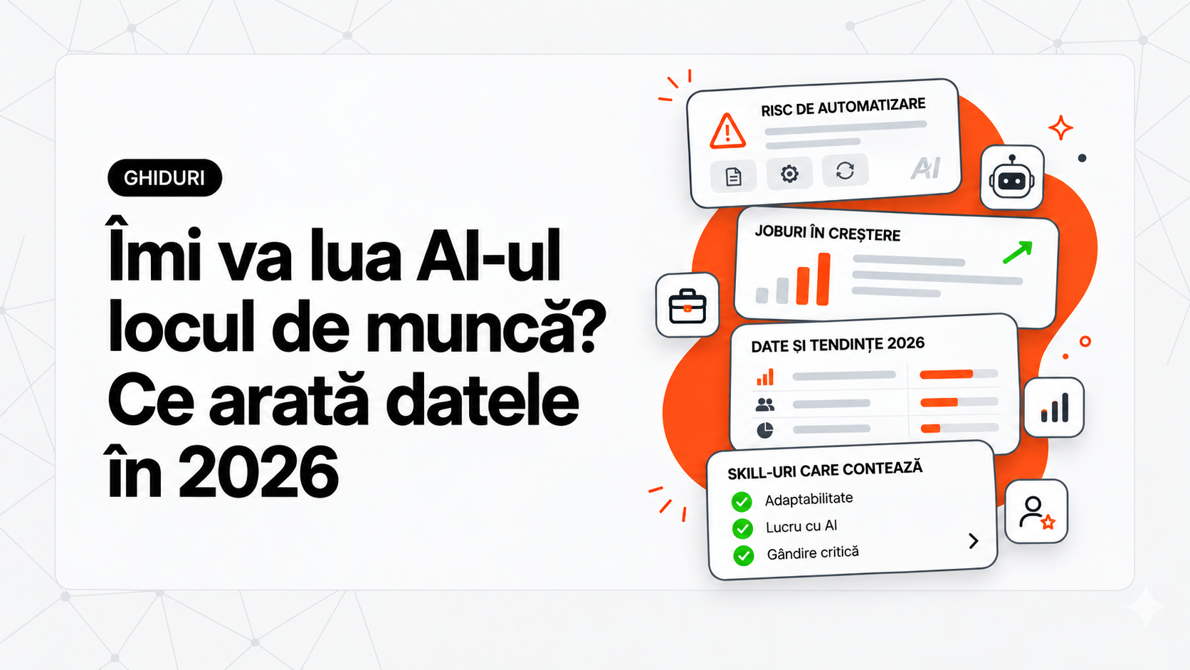 Îmi va lua AI-ul locul de muncă? Ce arată datele azi